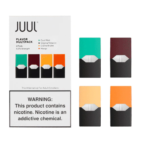 JUUL Pod Multipack – Mango, Mint, Creme Brulee, Virginia Tobacco